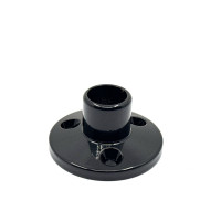 Příruba na šrouby pro profil 16 mm Black